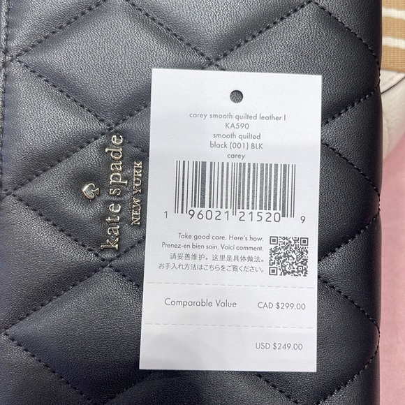 Kate Spade Carey Large Continential Wallet
Black 

NWT - Picture 14 of 16
